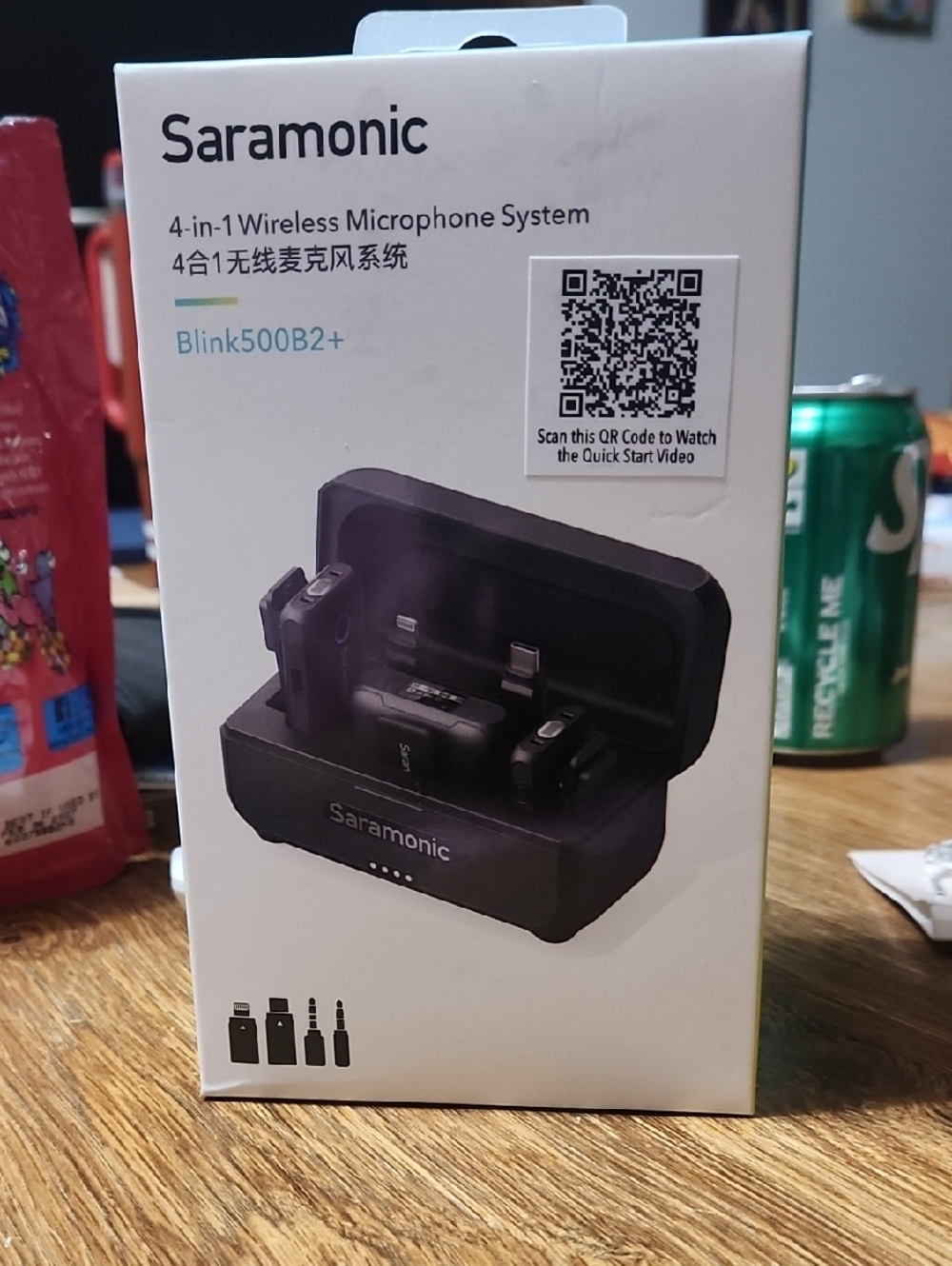 Blink500 B2+ 4-in-1 Wireless Microphone System - Black